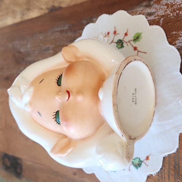 Rare Vtg Lefton Head Vase - Numbered Lmtd Ed - Picture 8 of 11